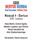 XXII. Bertso Derbia